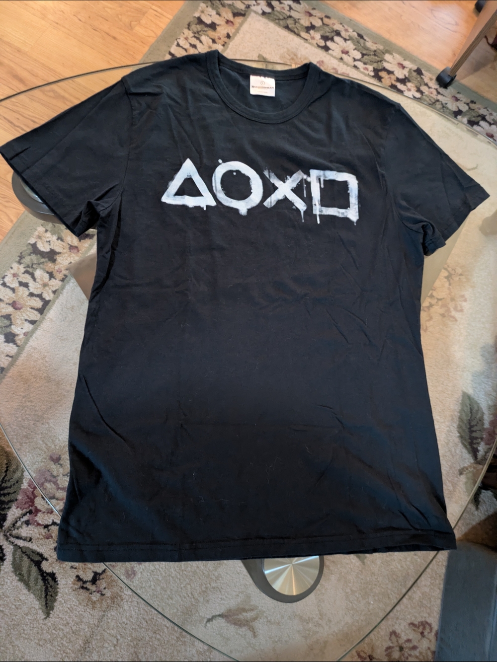 $3/12 - Playstation Control Symbols Black Graphic Tee